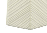 Contemporary White Ceramic Table Lamp with Ivory Shade