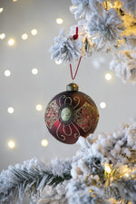 Decorative Hanging Ball Christmas Tree Ornaments For Holiday Decorations Set of 6