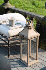 Wooden Candle Lantern Decorative, Hurricane Lantern Holder