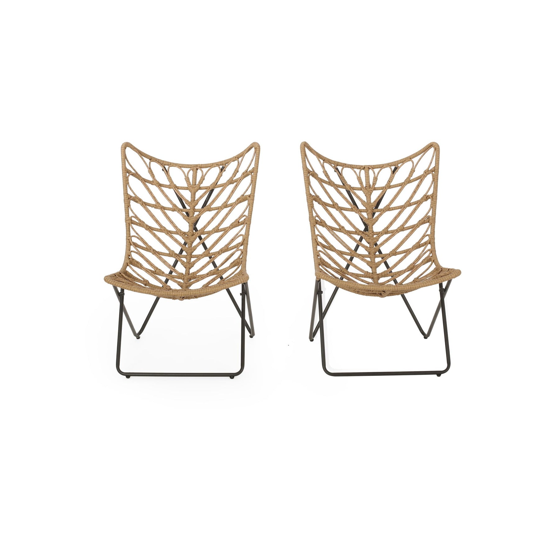 Bryson Light Brown Outdoor Chair Set