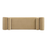 Mason 60.5' Arched Arm Bench with Bolster Pillows