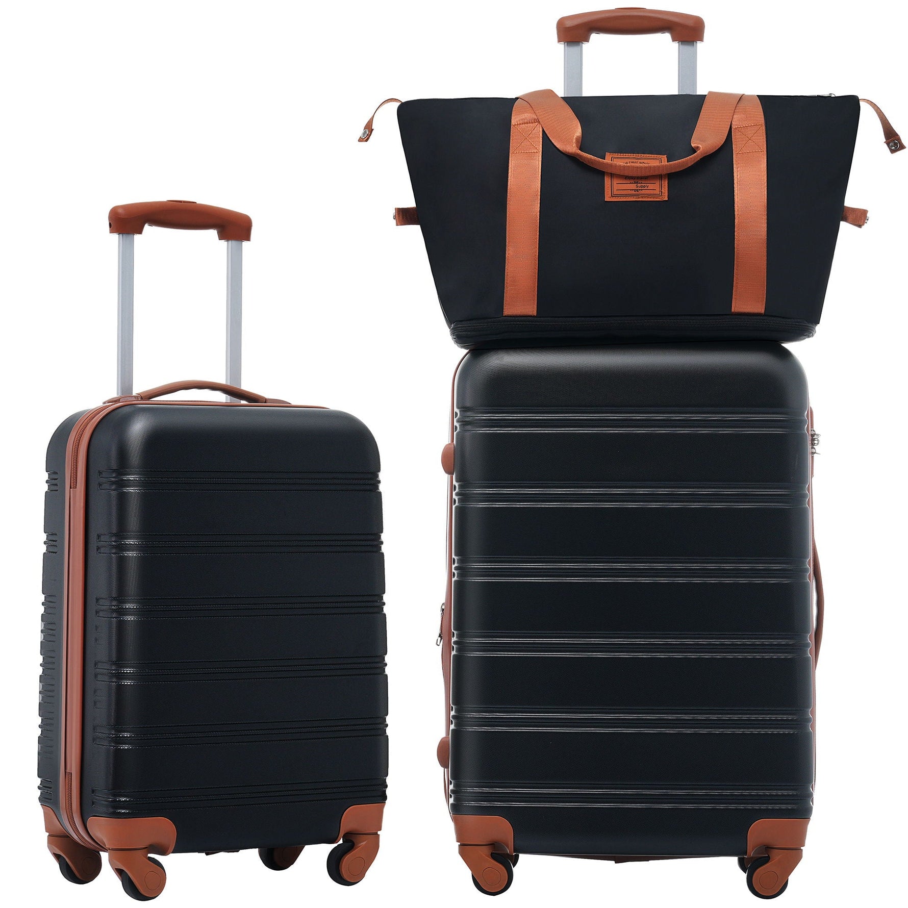 Hardshell Luggage Sets 2 Pieces with Spinner Suitcase and TSA Lock
