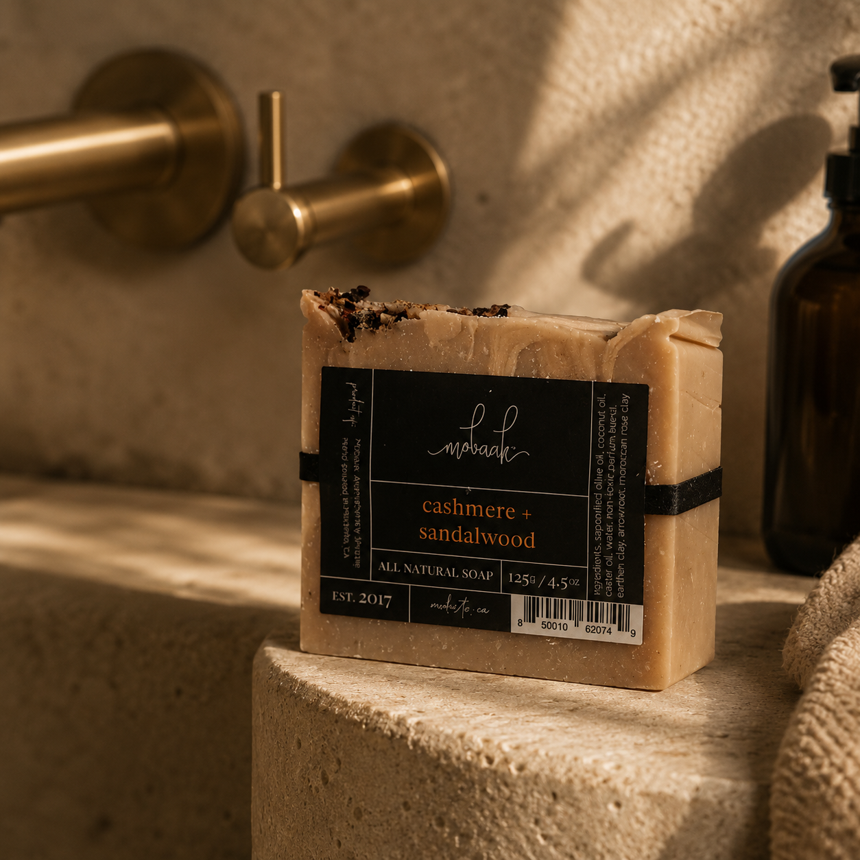 Cashmere + Sandalwood- All Natural Soap