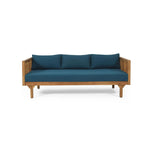 Claremont 3 Seater Daybed Teak Acacia Wood Water Resistant Cushions