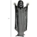 74" Animated Skeleton Witch of the Haunted Hollow