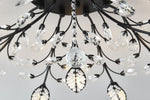 15-Light Chandelier Crystal Ceiling Lamp