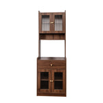 Kitchen Pantry Hutch Storage Cabinet Farmhouse Style