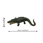 23" Simulated Crocodile Garden Statue