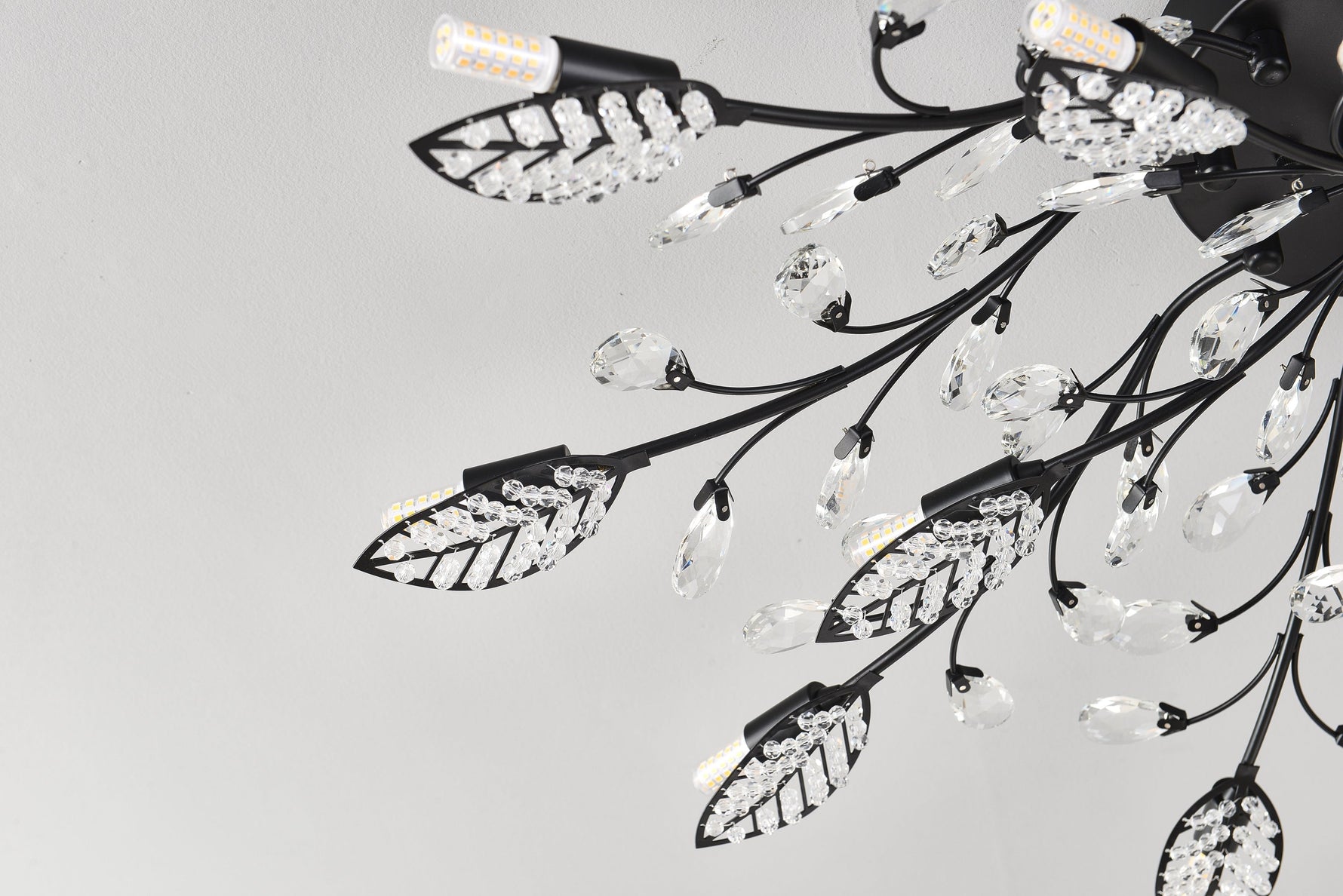 15-Light Chandelier Crystal Ceiling Lamp