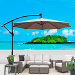 10 ft Outdoor Solar Powered LED Patio Umbrella