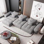 Modern Oversized DIY Combination Modular Sectional Sofa With Pillows