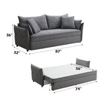 Irina Pull Out Sleep Sofa With Storage