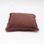 The Handwoven Fringe Cotton-Linen Pillow