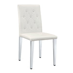 Dining Chairs With Ergonomic Buckle Backrest For Home