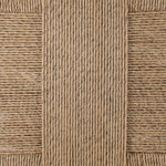 4 Pieces Natural Outdoor Bar Stool Solid Acacia Wood and Woven Wicker