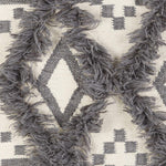 Chapelton Gray Geometric Textured Wall Hanging - Clearance