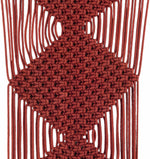 Columbio Rust Macramé Wall Hanging Decor - Clearance