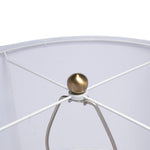 D15x29 Table Lamp with Glass Drum Shade