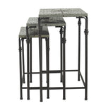 Set of 3 Gilbert Nesting Tables Metal Plant Stand