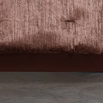 Blush Crinkle Velvet 7Pc Bedding Ensemble
