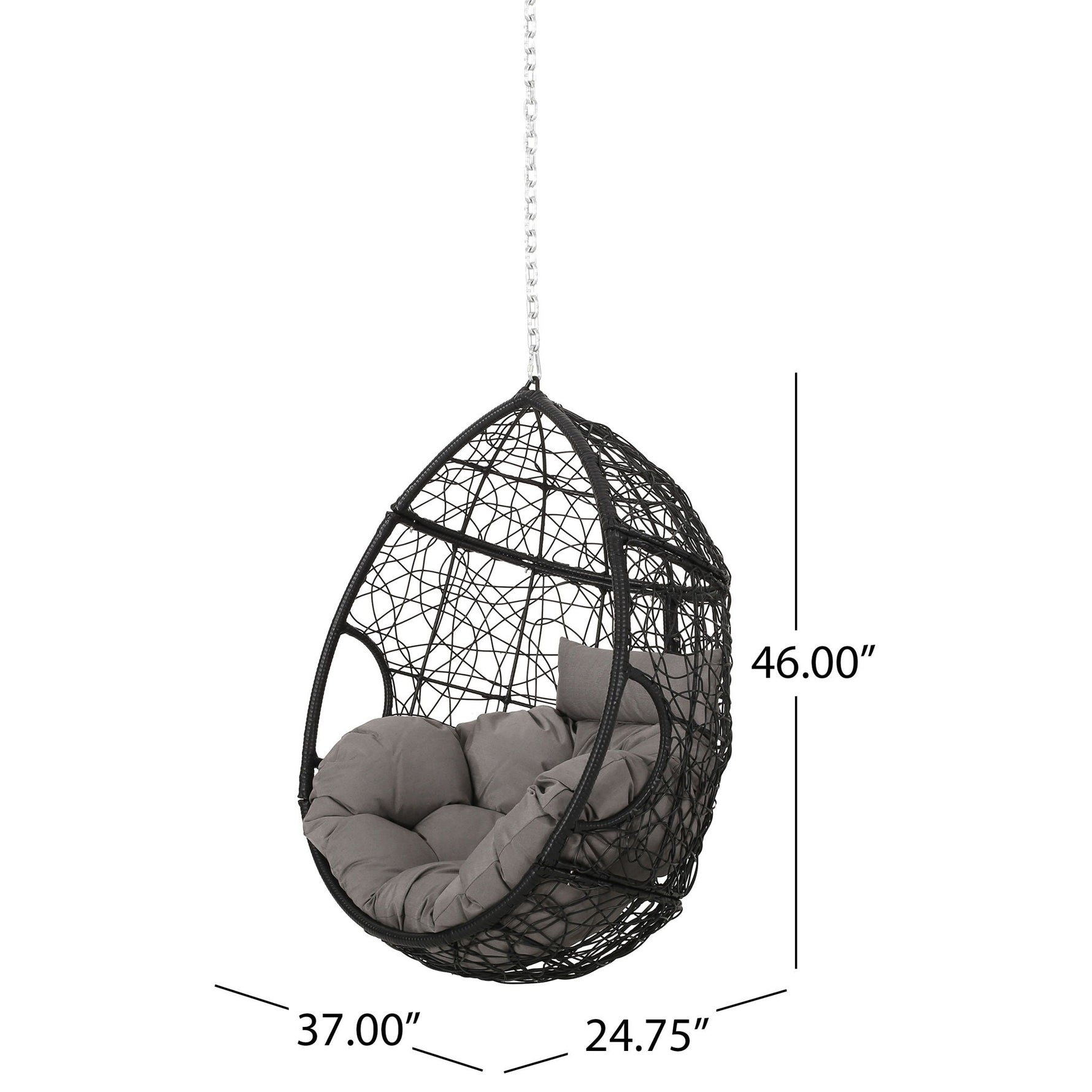 Teardrop Hanging Chair With 8Ft Chain