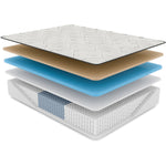 Diamond Cleo Cool Copper Memory Foam Hybrid Mattress - Queen 14" Firm