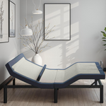 Twin XL Adjustable Bed Base with Head/Foot Tilt and Lumbar Position Adjustment