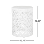 Outdoor Metal Modern Design End Table