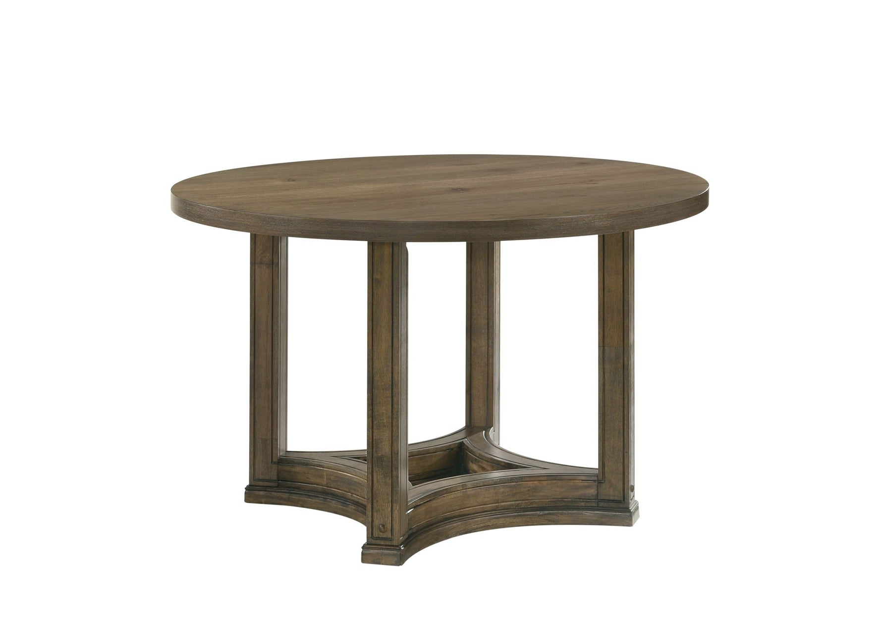 Parfield Weathered Round Dining Table - Oak