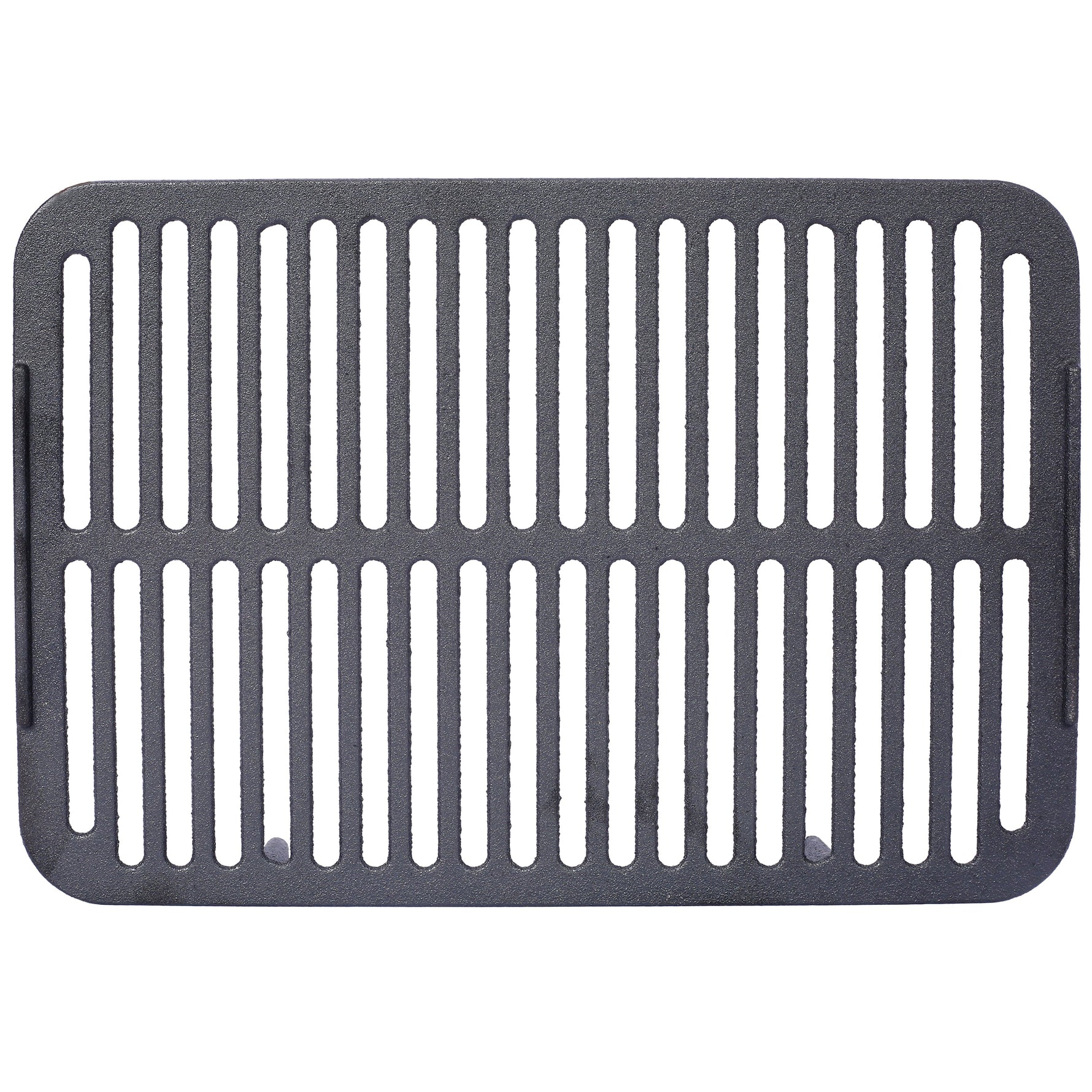 Oval Cast Iron Grill Outdoor Portable Charcoal Tabletop Skillet