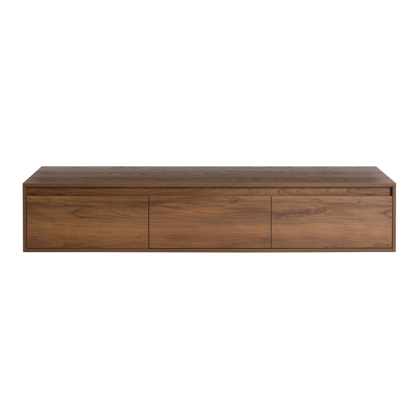 Modern Minimalist Bathroom Cabinet With Soft Close Drawers And Floating Mounting Design