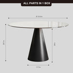 Round Glass Dining Table With Chairs