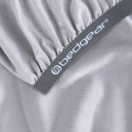 BedGear Hyper-Linen Crib Sheet, Light Grey