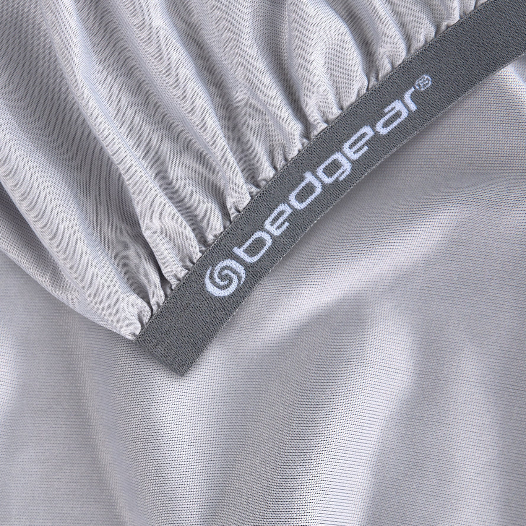 BedGear Hyper-Linen Crib Sheet, Light Grey