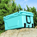 Blue 65QT Outdoor Cooler Ice Chest