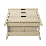 3 Drawer Cabinet - Natural Wood Finish