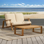 Paloma Contemporary Loveseat and Coffee Table Set