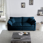 Modern Fabric Loveseat Sofa Couch for Living Room
