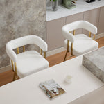 Decorative Upholstered Side Chair For Living Room (Set of 2)