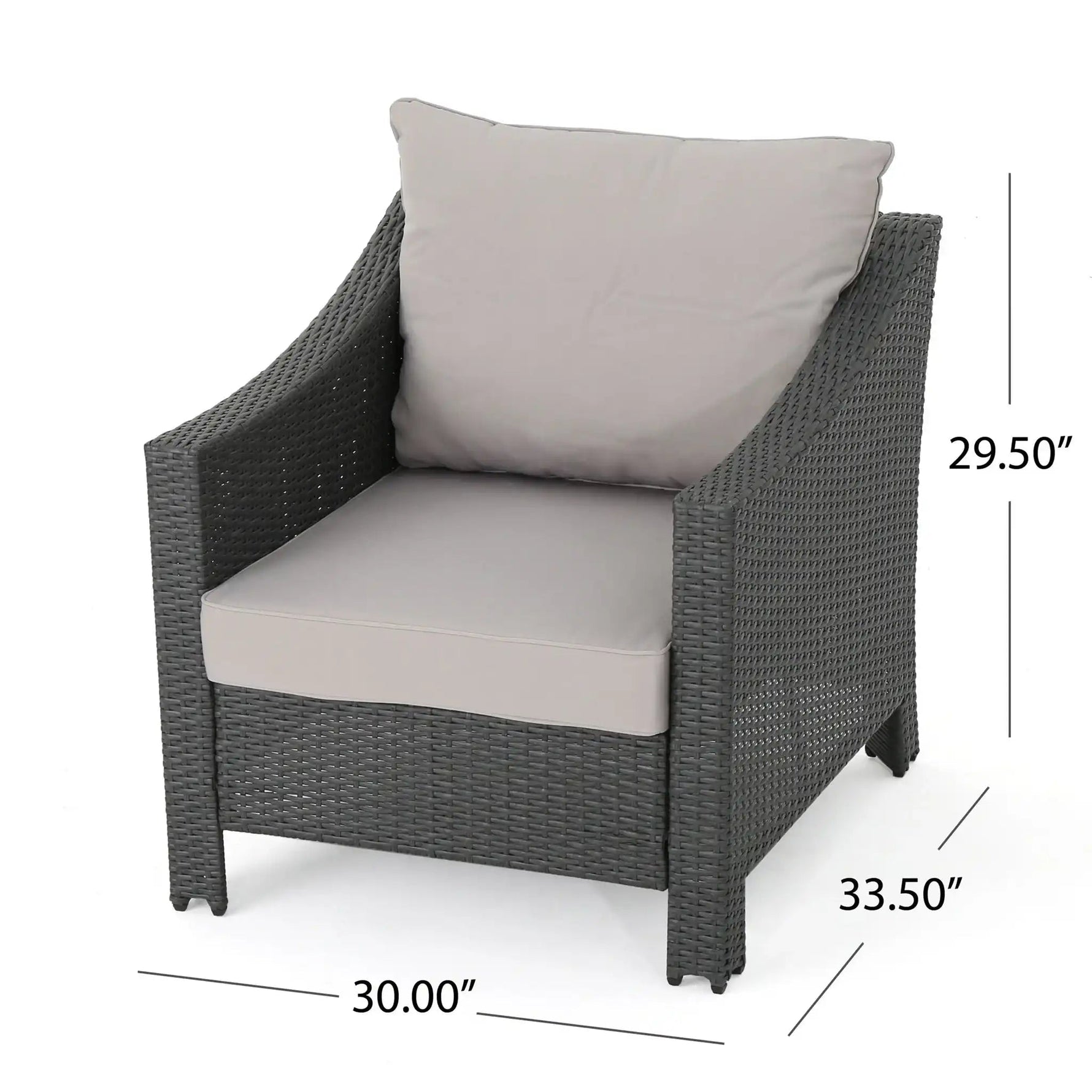 Antibes Armchair With Water Resistant Cushions Set of 2