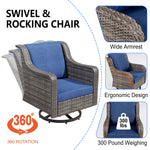 JB Two Swivel Chairs and Side Table