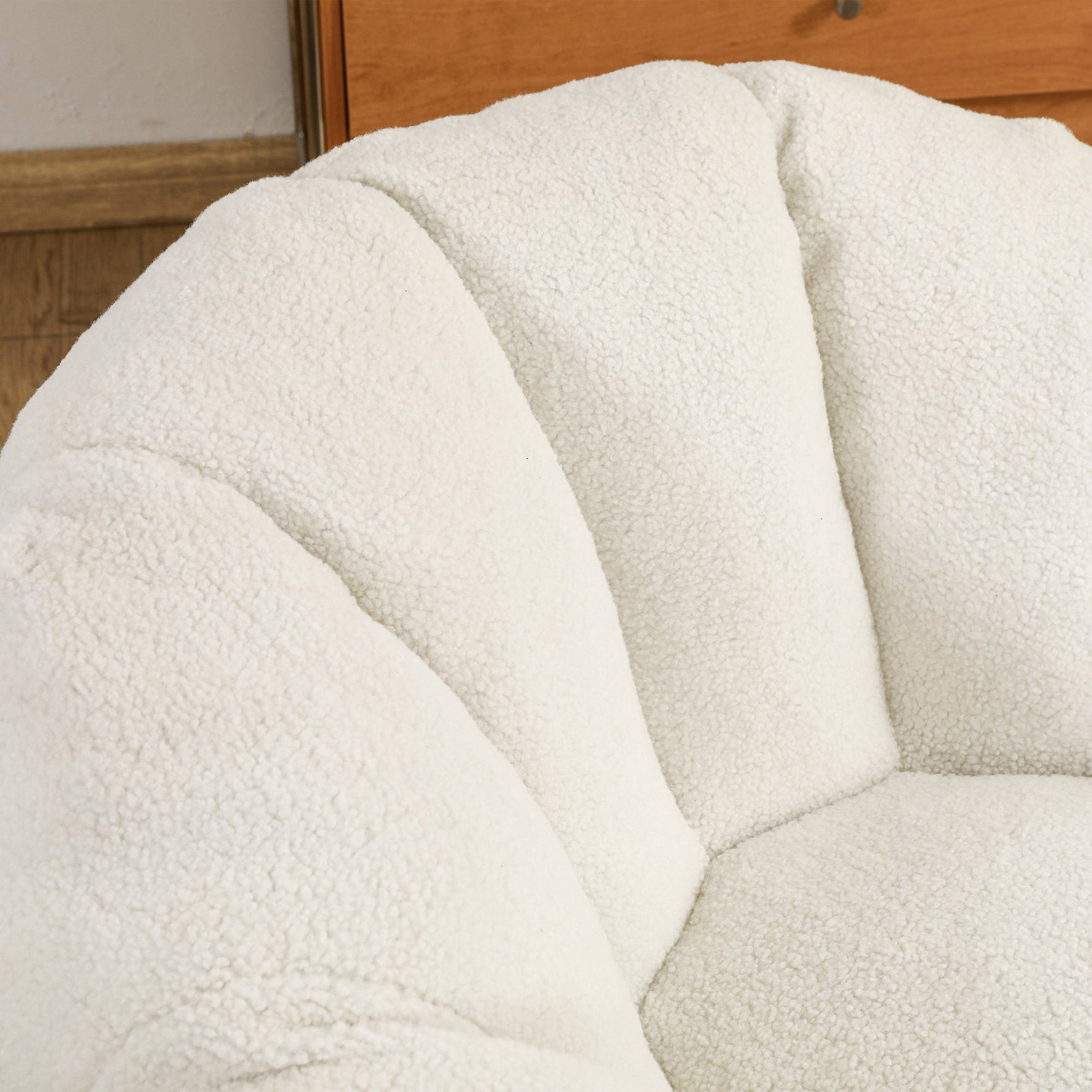 Bean Bag Chair with Armrests and High-Density Foam