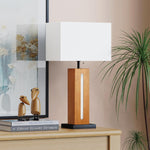 Table Lamps Set Of 2, Modern Dimmable Bedside Lamps With Linen Shades