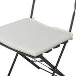 3 Pieces Patio Bistro Balcony Metal Chair Table Set - Gray