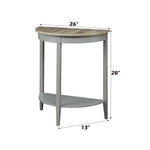 Justino Console Table - Gray / Oak