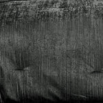 Turin 7 Piece Charcoal Crinkle Velvet Comforter Ensemble