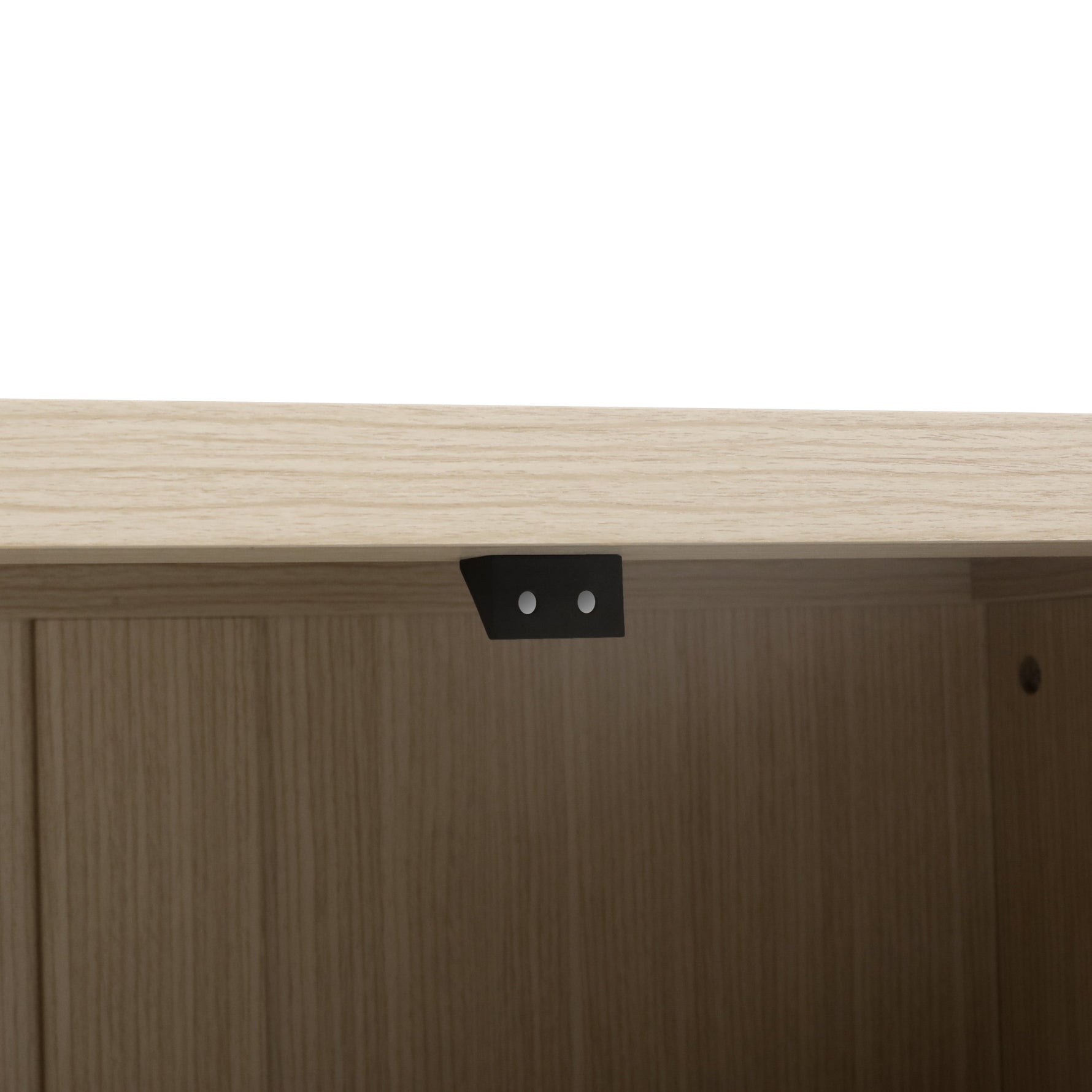 Sideboard Buffet Cabinet with 4 Doors and Adjustable Shelves