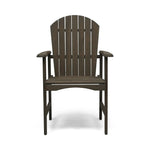 Outdoor Weather Resistant Acacia Wood Adirondack Dining Chairs (Set of 2)