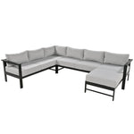U_Style U-Shaped Outdoor Sectional Sofa Set