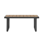4-Pieces Outdoor Metal Patio Furniture Set with Cushions